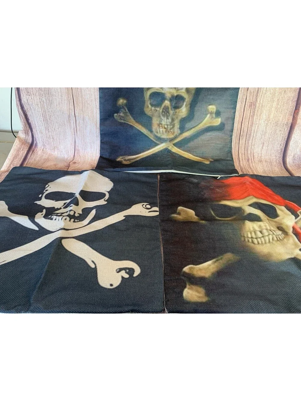 3 Pirate Throw Pillow Covers
